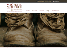 Tablet Screenshot of moecker.com